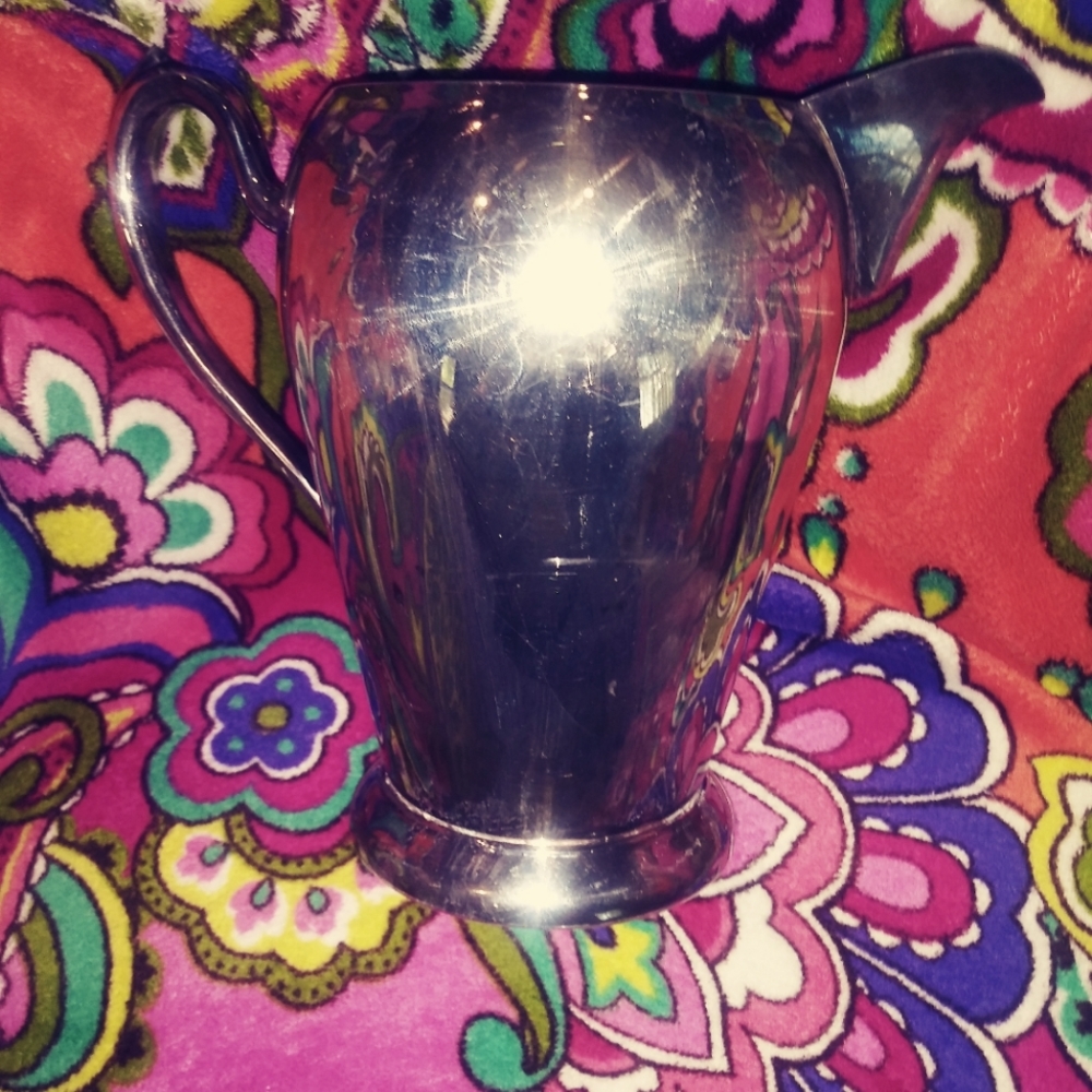 8" Pitcher Academy Silver on copper 105